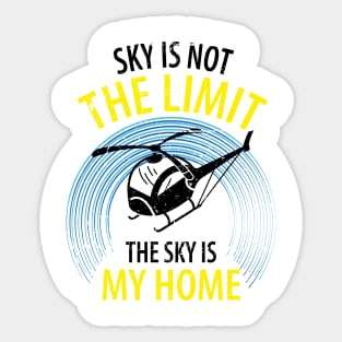 Helicopter Pilot Sticker